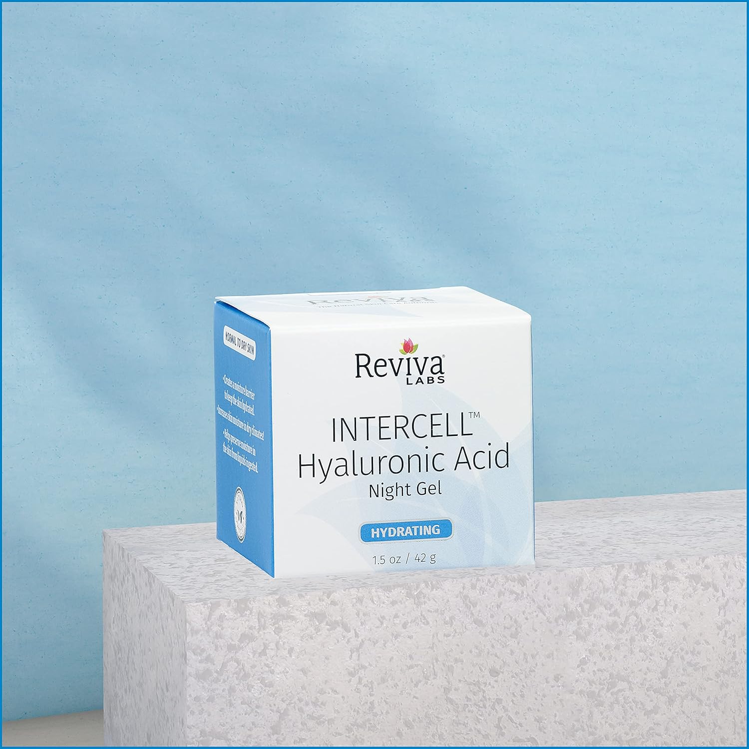 Reviva Labs Intercell Night Gel with Hyaluronic Acid, 1.25 Ounce - Image 4