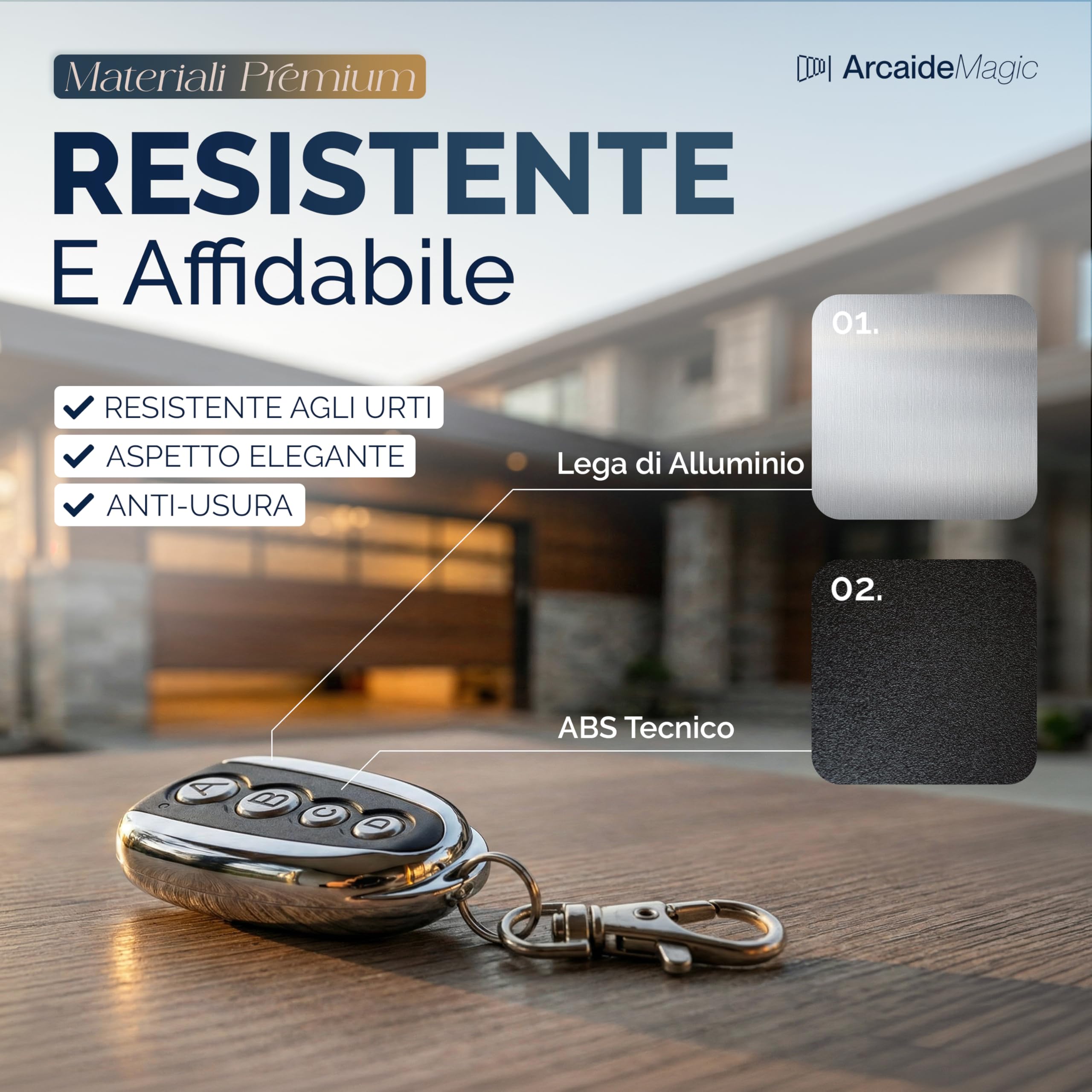 Telecomando Cancello Universale – Radiocomando Multifunzione per Cancelli e Garage