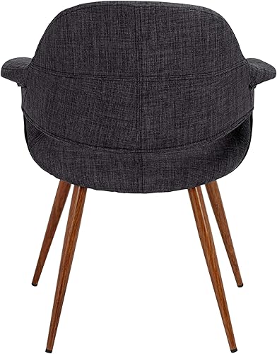 Miniatura 7 de Sillón moderno de tela de carbón Phoebe