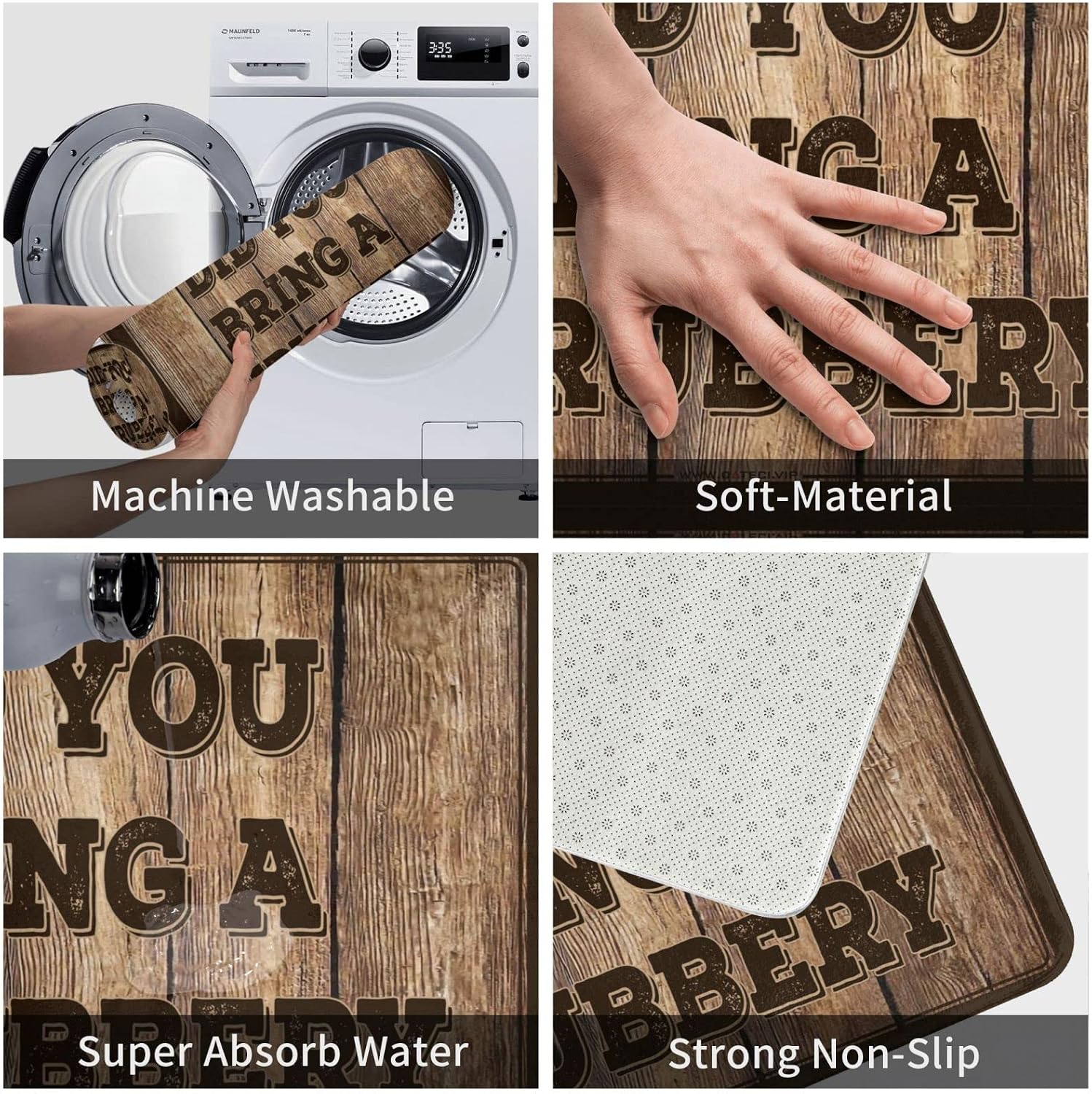 Welcome Mats for Front Door Funny Did You Bring A Shrubbery Mat Fall Mats Outdoor Room Accessories for Men(50X80CM)