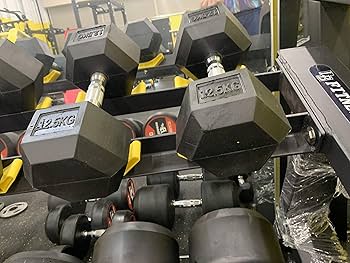 Amazon | 8500円割引 ラバーヘックスダンベル 12.5㎏15㎏17.5㎏20㎏ 各