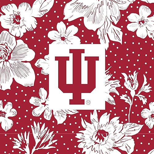Miniatura 6 de Vera Bradley Manta de felpa XL para mujer (varios equipos disponibles), Indiana University CardinalBlanco Bandana