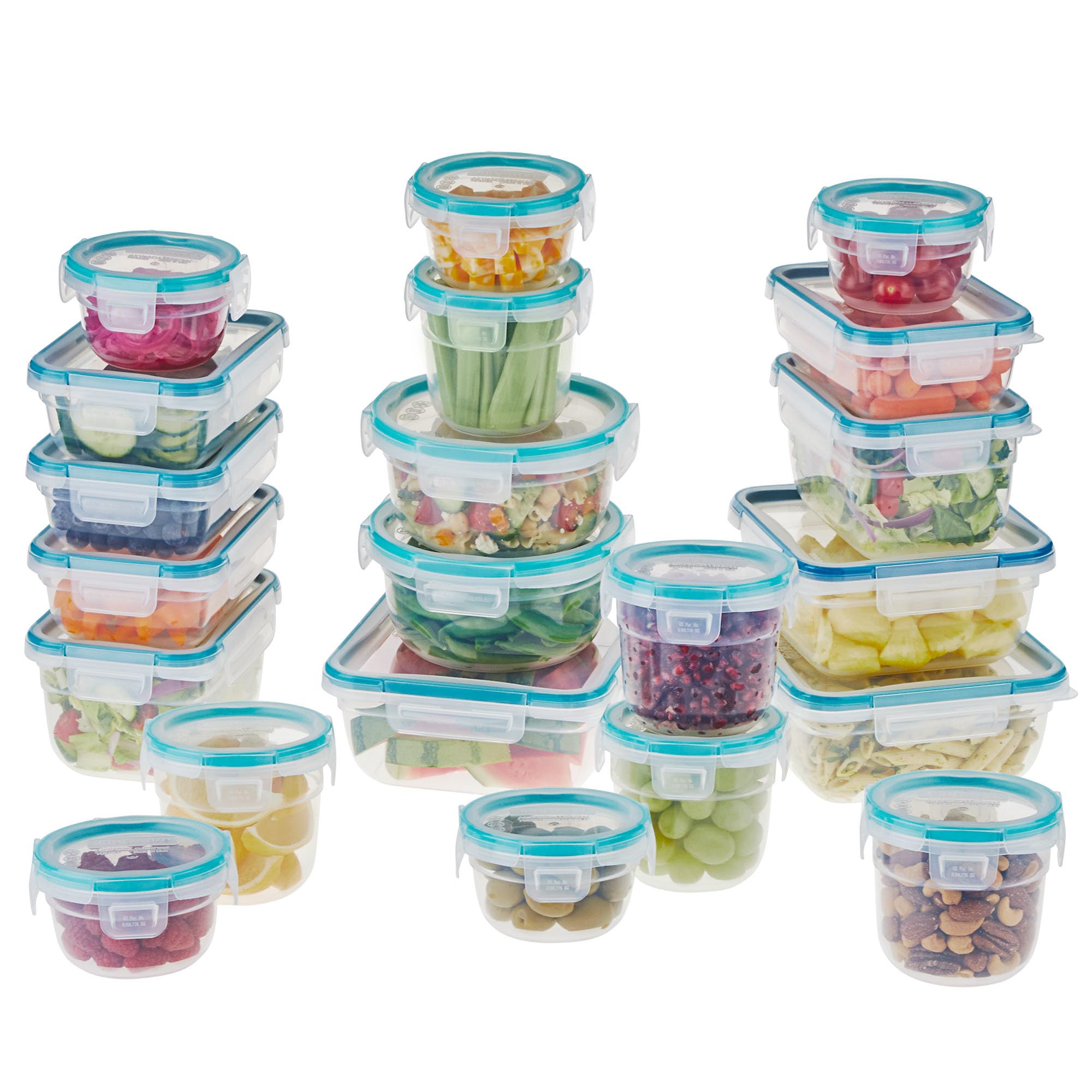 Plastic Total Solution (21-Pack) Large Food Storage Containers Set