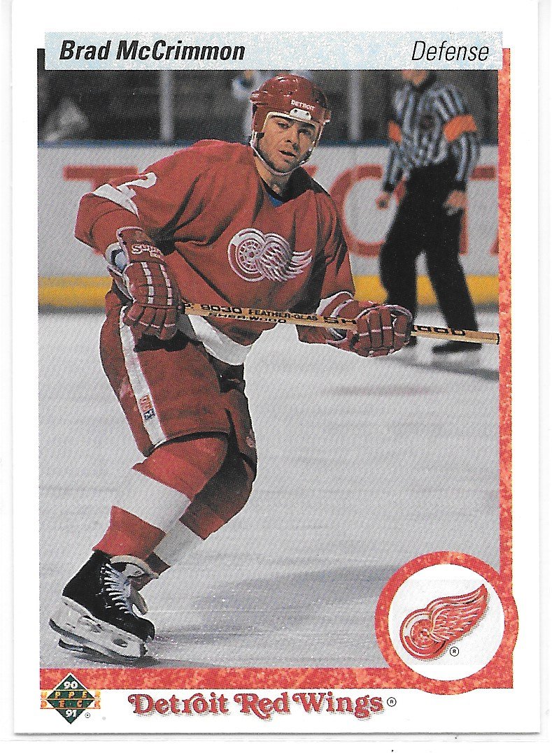 Amazon.com: Brad McCrimmon 1990-91 Upper Deck Detroit Red Wings