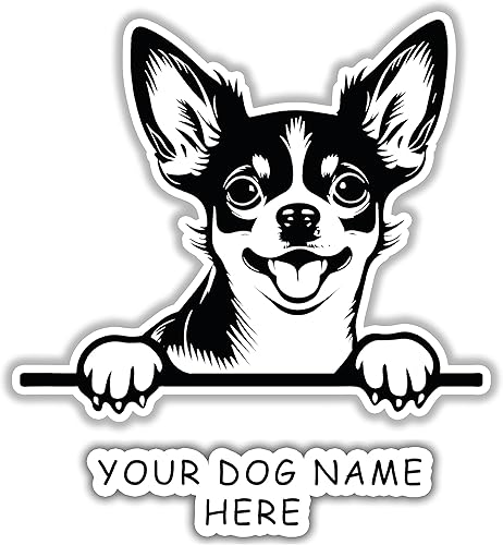 Miniatura 86 de Personaliza la calcomanía de mascota con el nombre de tu perro Calcomanías de mascotas dibujadas personalizadas para tu automóvil, camión, SUV