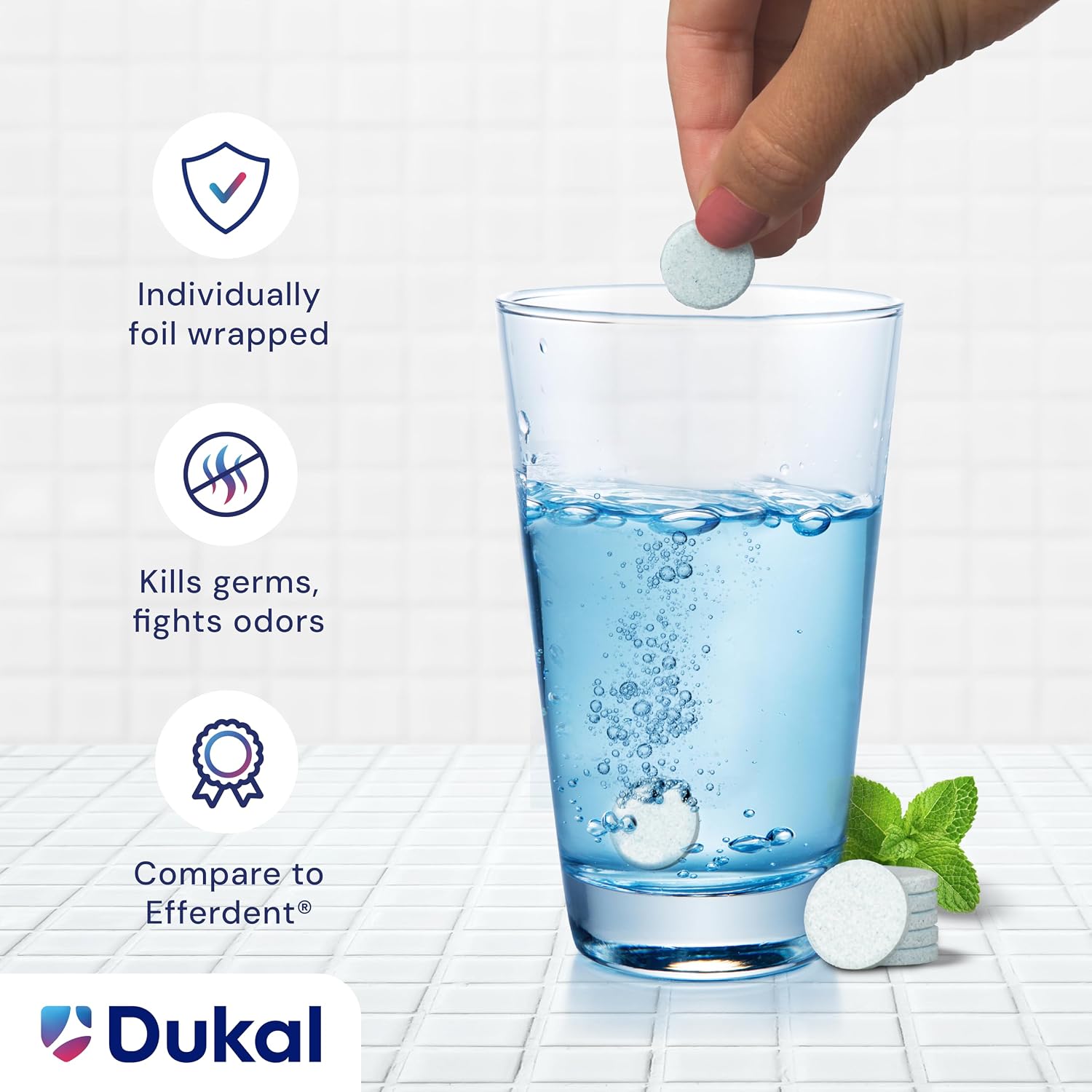 Dukal DawnMist Denture Tablets (Box of 40)