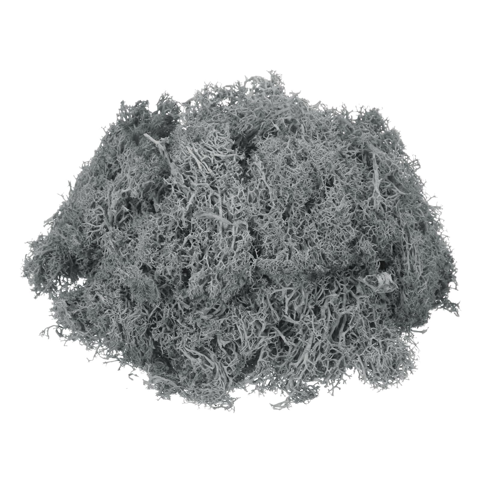 sourcing map 11.3oz Preserved Reindeer Moss, Gray Fake Moss — image 1