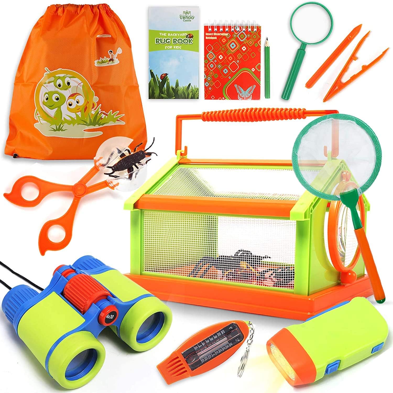 Lehoo Castle Outdoor Explorer Kit, 23 Pcs Bug Hunting Kits for Children