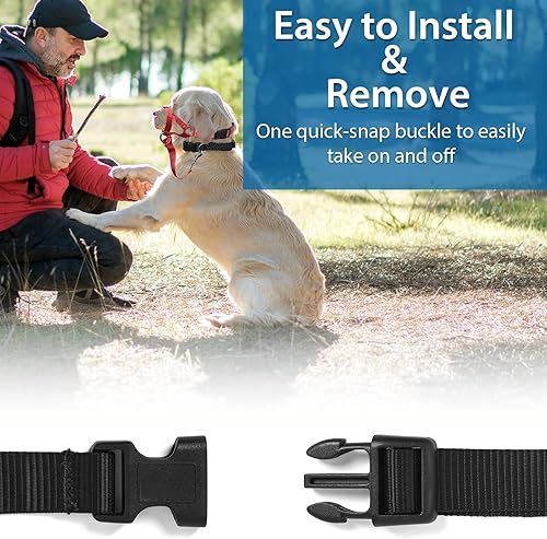 Miniatura 4 de BARKLESS Collar suave para cabeza de perro, herramienta de entrenamiento sin tirones para perros pequeños, medianos y grandes en paseos, collar de