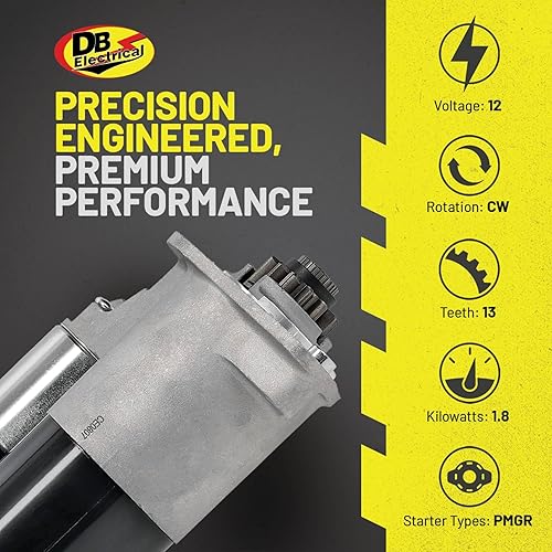 Miniatura 8 de DB Electrical Arrancador 410-48112 compatible con/repuesto para 4.0L Frontier Pickup y Xterra 2005-2015/Pathfinder 2005-2012/Equator