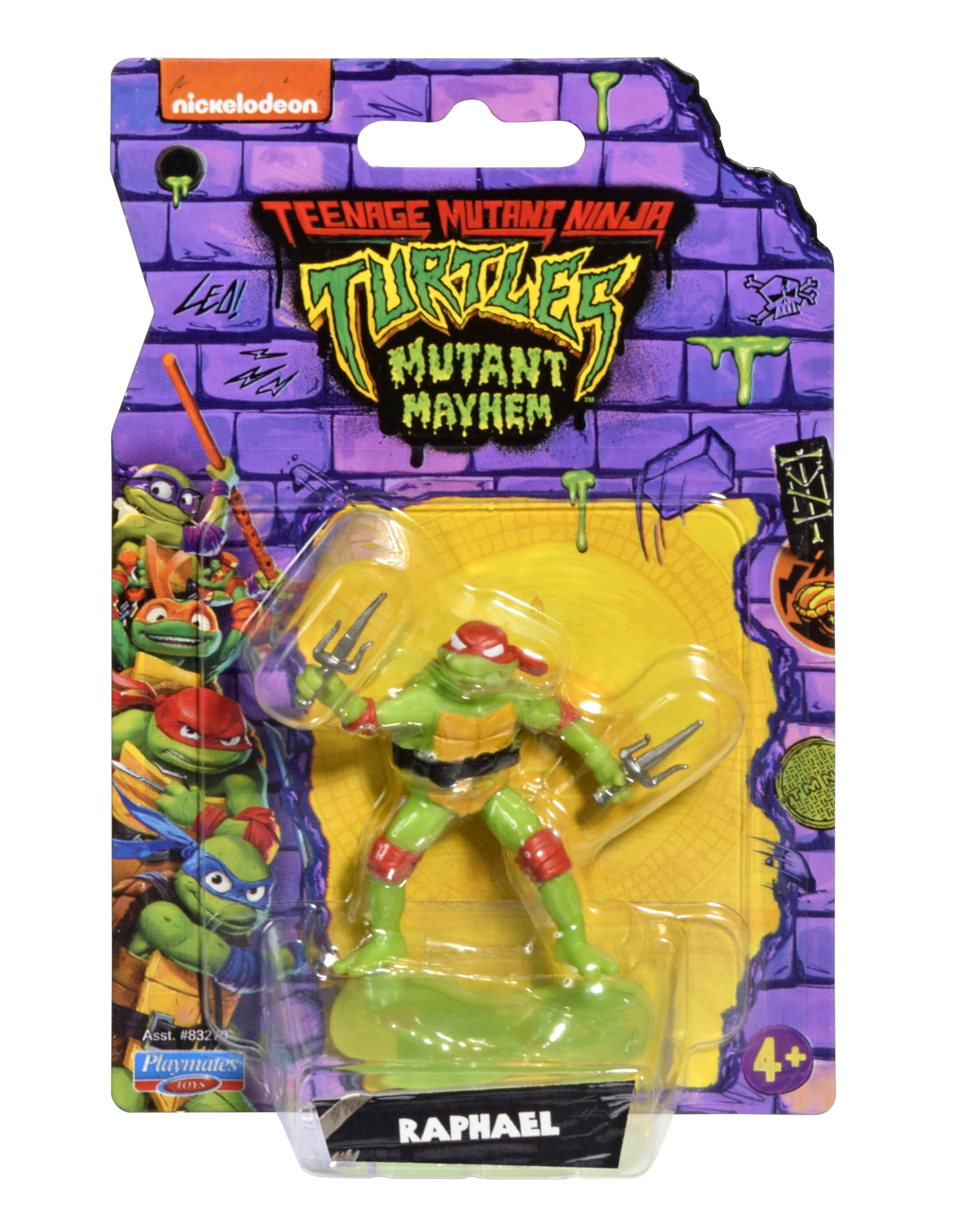 Teenage Mutant Ninja Turtles TMNT Mayhem 2” RAPH Mini Figure