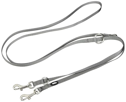 Nobby Correa clásica para Perro, 200 cm/10 mm, Gris ratón