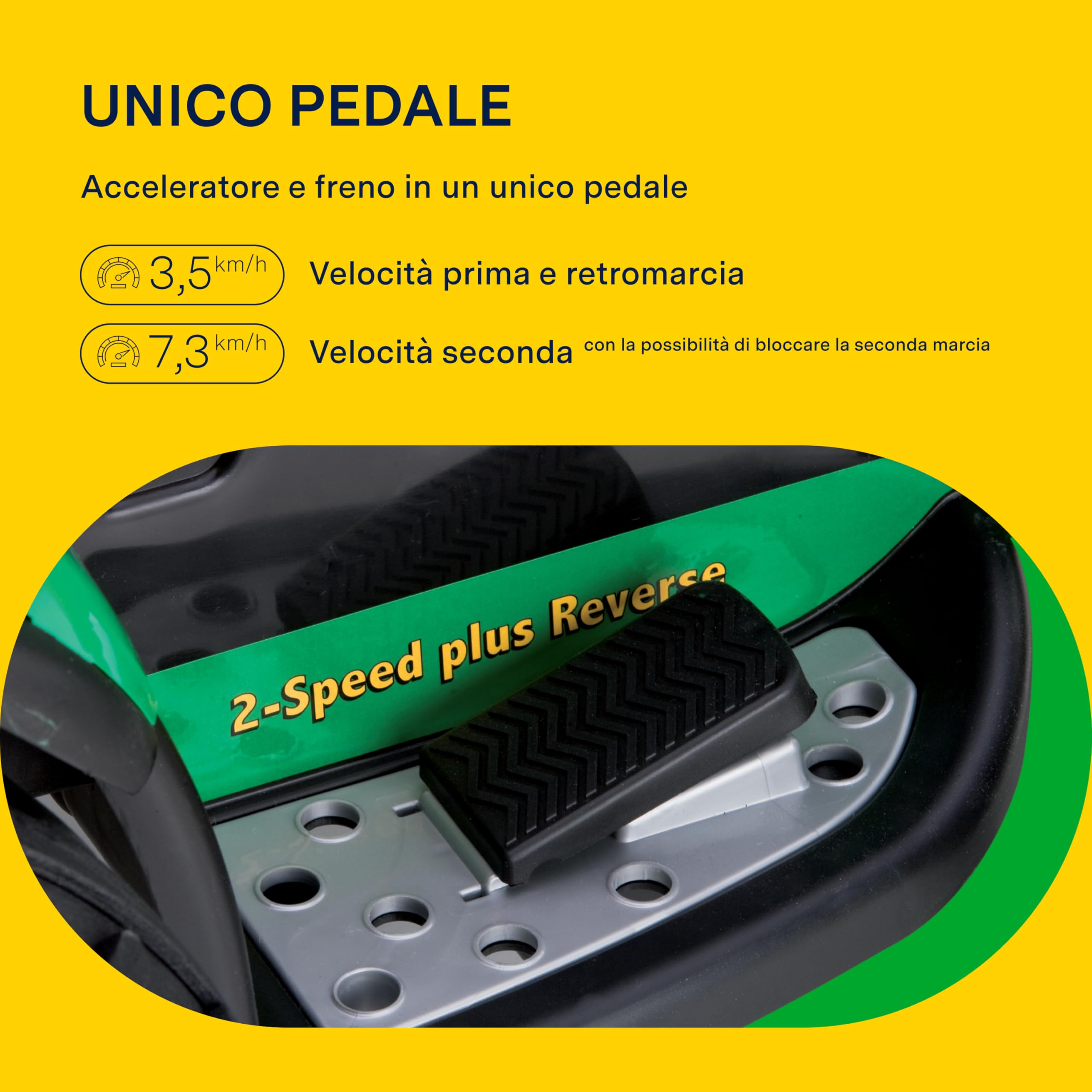 PEG John Deere Ground Force - Trattore Elettrico Cavalcabile per Bambini 3+ Anni con Batteria Ricaricabile 12V, Rimorchio Incluso e Radio FM