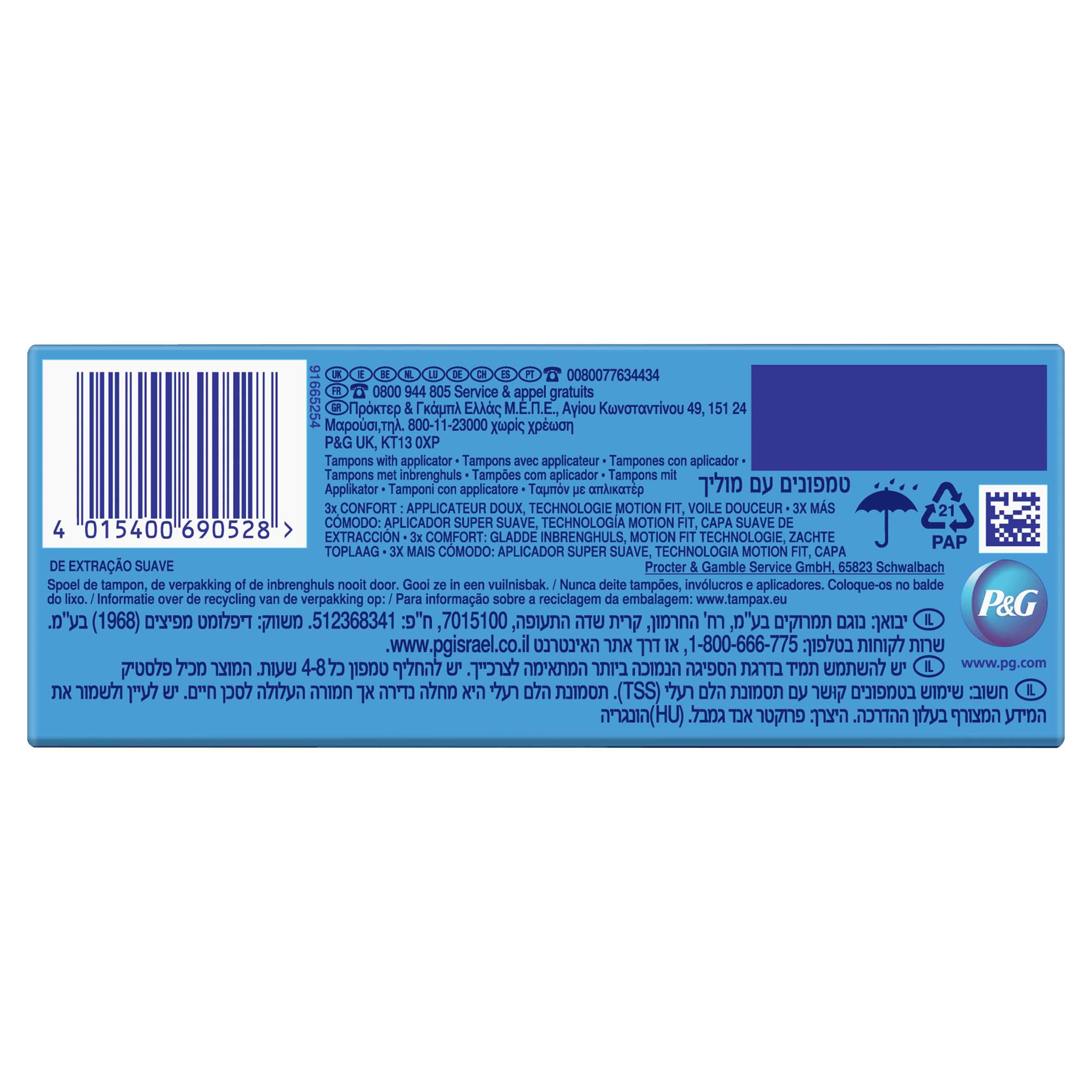 Tampax Compak Pearl Regular tampony, 36 sztuk