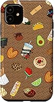 Vista 8 de Funda para iPhone 16 Brown Antojitos Mexican Food Latino Tacos Pan Dulce