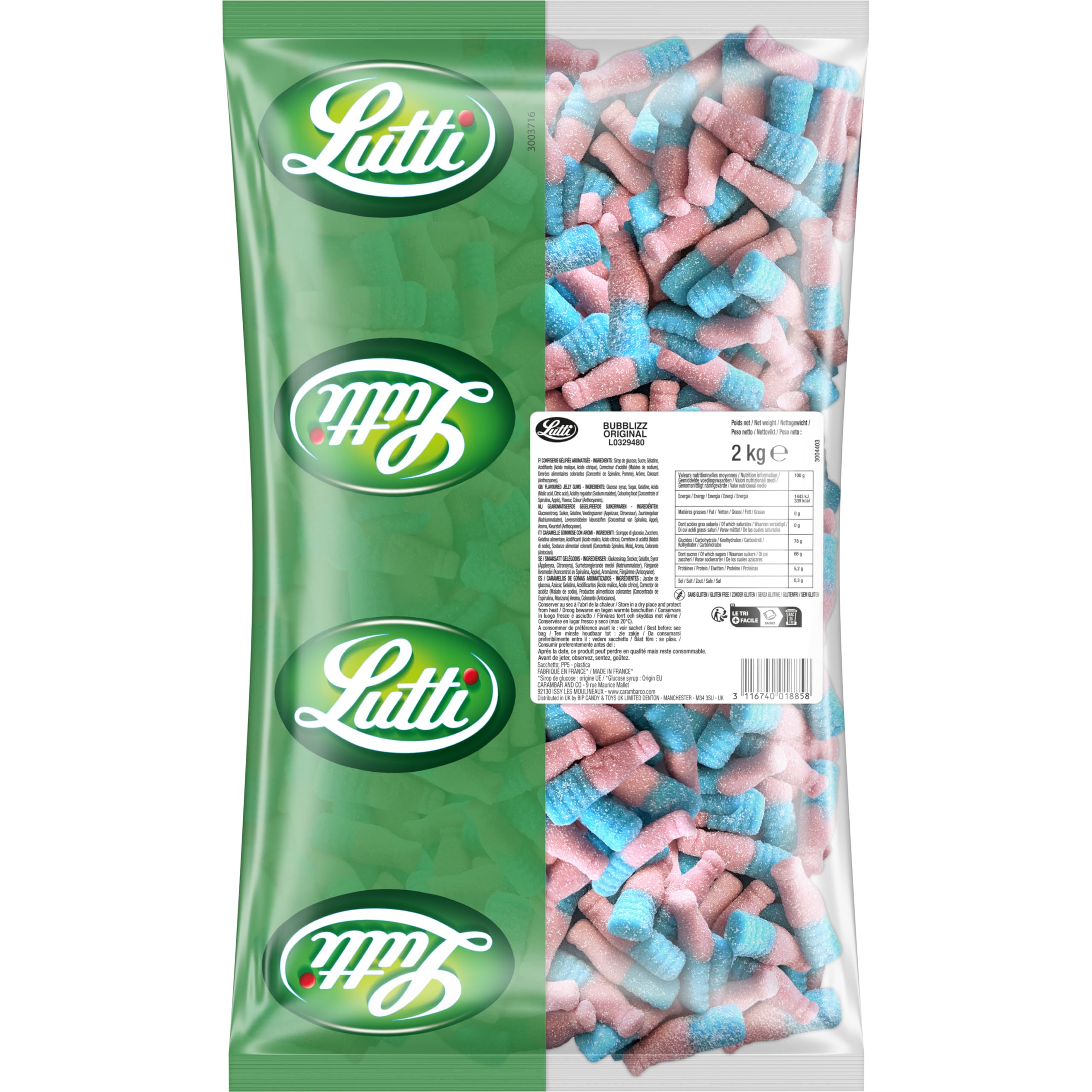 Lutti Bubblizz original 2kg