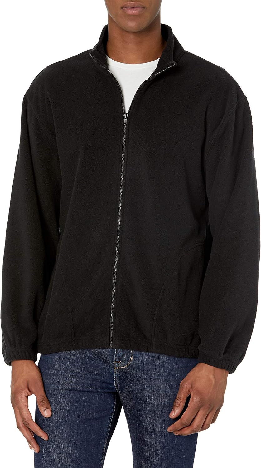 CLASSROOM Juniors Adult Unisex Polar Fleece Jacket, Black, X-Large