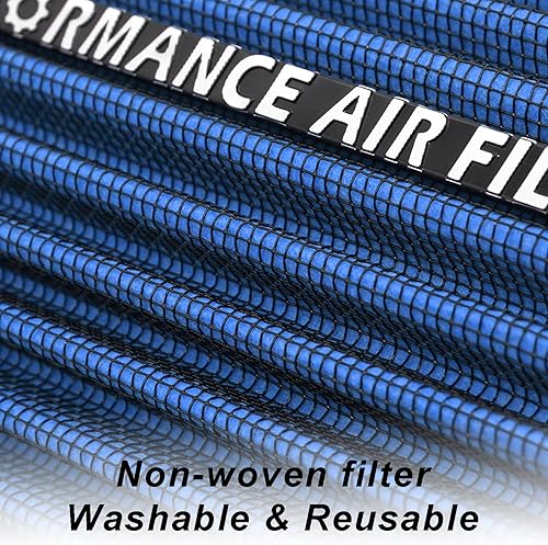 Miniatura 4 de 3 filtros de entrada de aire frío de 3.5 y 4 pulgadas, filtros de aire de cono de rendimiento de 2.992 in, 3.504 in, 3.976 in, universales para