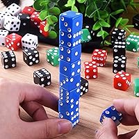 Vista 7 de AUSTOR - Juego de 50 dados, 50 Piezas Cuadrado A