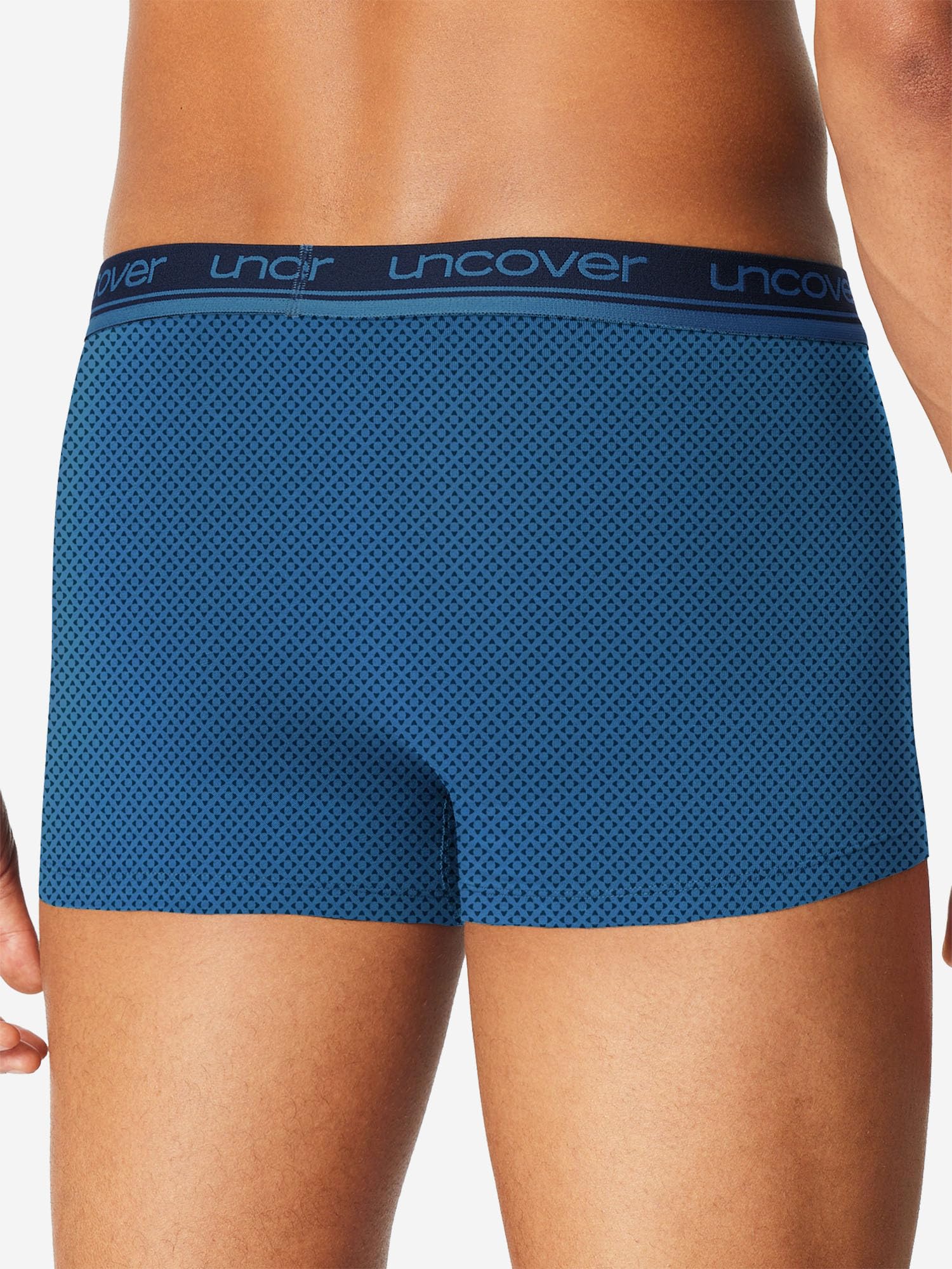 Schiesser Uncover by Herren Trunk Cotton Serie 6-Pack Boxershorts Unterhose Baumwollmix elastisch bequem sportlich atmungsaktiv Alltag Freizeit