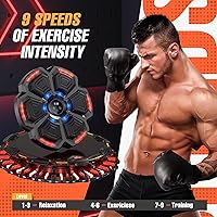 Vista 4 de Máquina de boxeo musical profesional 2026: 9 modos de entrenamiento inteligentes, conectividad Bluetooth ultra estable y dos guantes ergonómicos