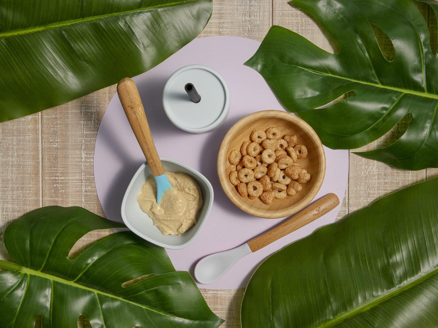 Avanchy Silicone La Petite Mini Silicone Bowl Gray - Silicone Baby Dishes - Baby Bowl - Silicone Bowl - Baby Dishes Set - Baby Feeding Bowl - Bowls for Toddler : Baby