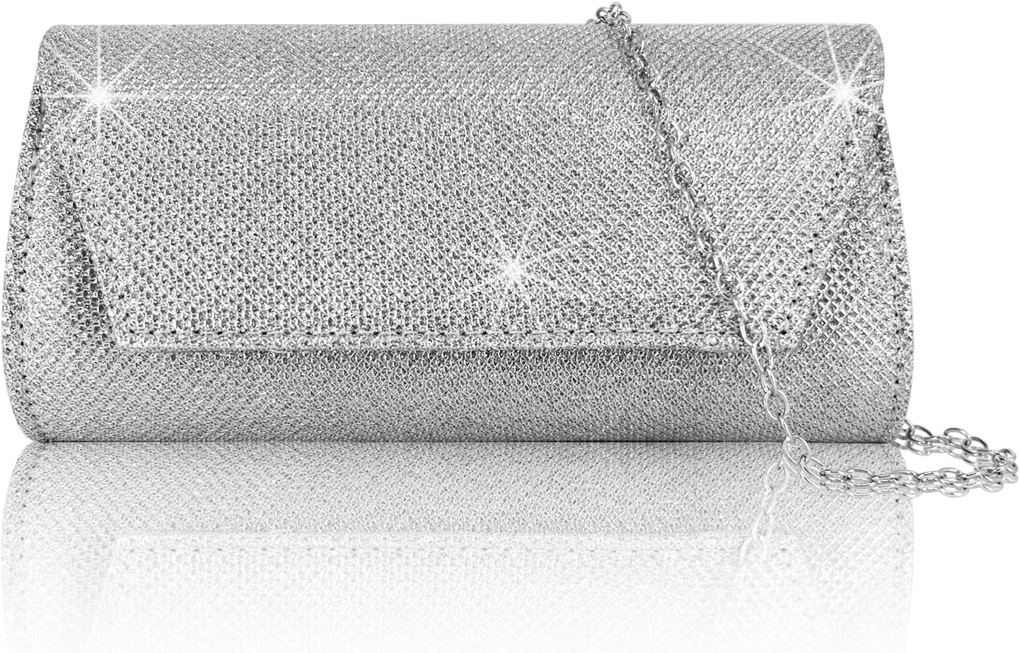 Evening Bag Clutch Purses for Women Sparkling Handbag Wedding Party Cocktail Prom Purse Crossbody Shoulder Envelope Bag