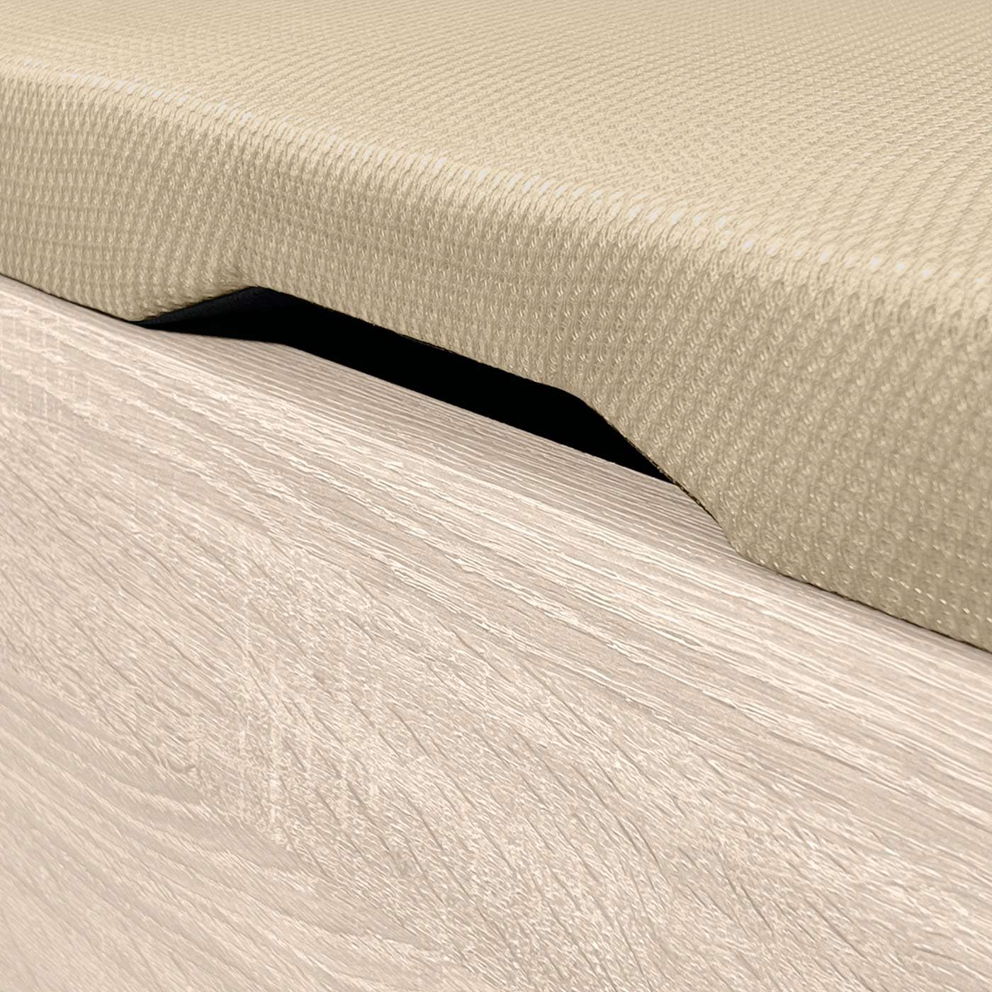 Homey - Canapé Abatible Apertura Lateral de Madera con Gran Capacidad, Espacioso, Transpirable y Resistente, Esquinas Redondeadas, 105 x 190, Cambria