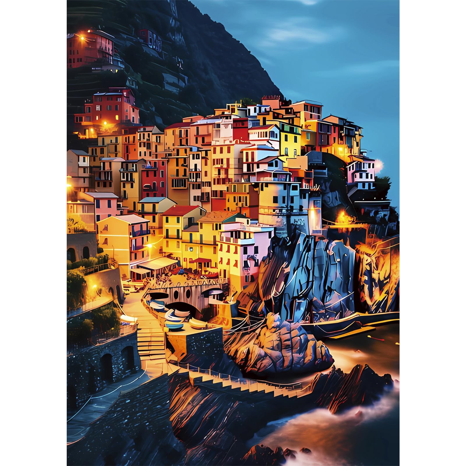 1000 Piece Puzzle, Jigsaw Puzzles 1000 Pieces, Puzzles for Adults 1000 Pieces, 1000 Piece Puzzles for Adults, Jigsaw Puzzles 1000 Pieces for Adults, Adult Puzzle (Colorful Bay)