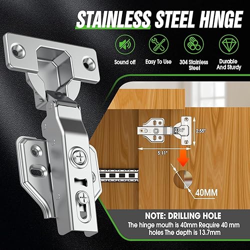 Miniatura 5 de Tobogán de puerta de bolsillo, tobogán de puerta de bolsillo para gabinete, bisagra de puerta de bolsillo, inserción de accesorios para puerta