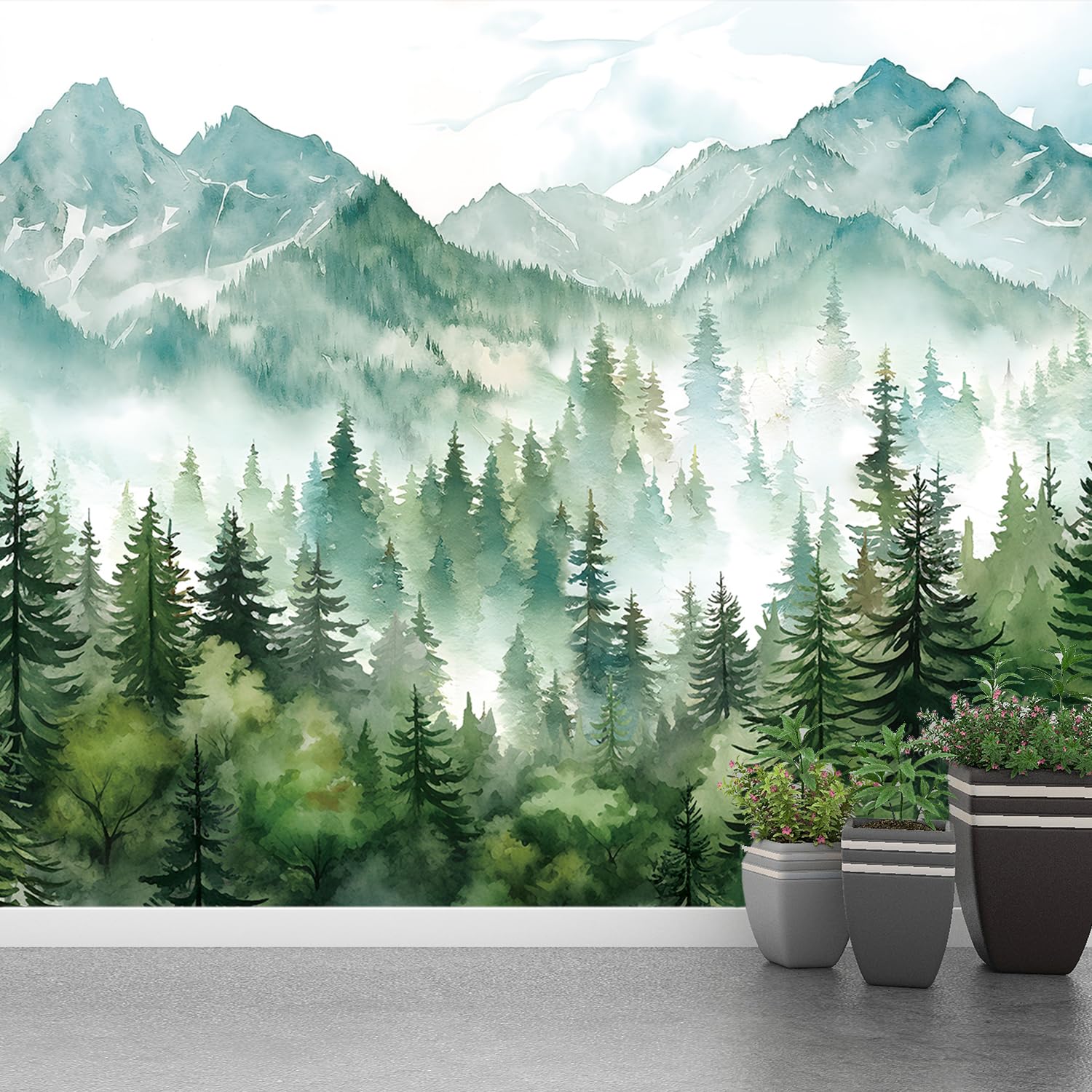 Foggy Evergreen Forest Wallpaper Page 59 | Foggy Woods Stock Photos,