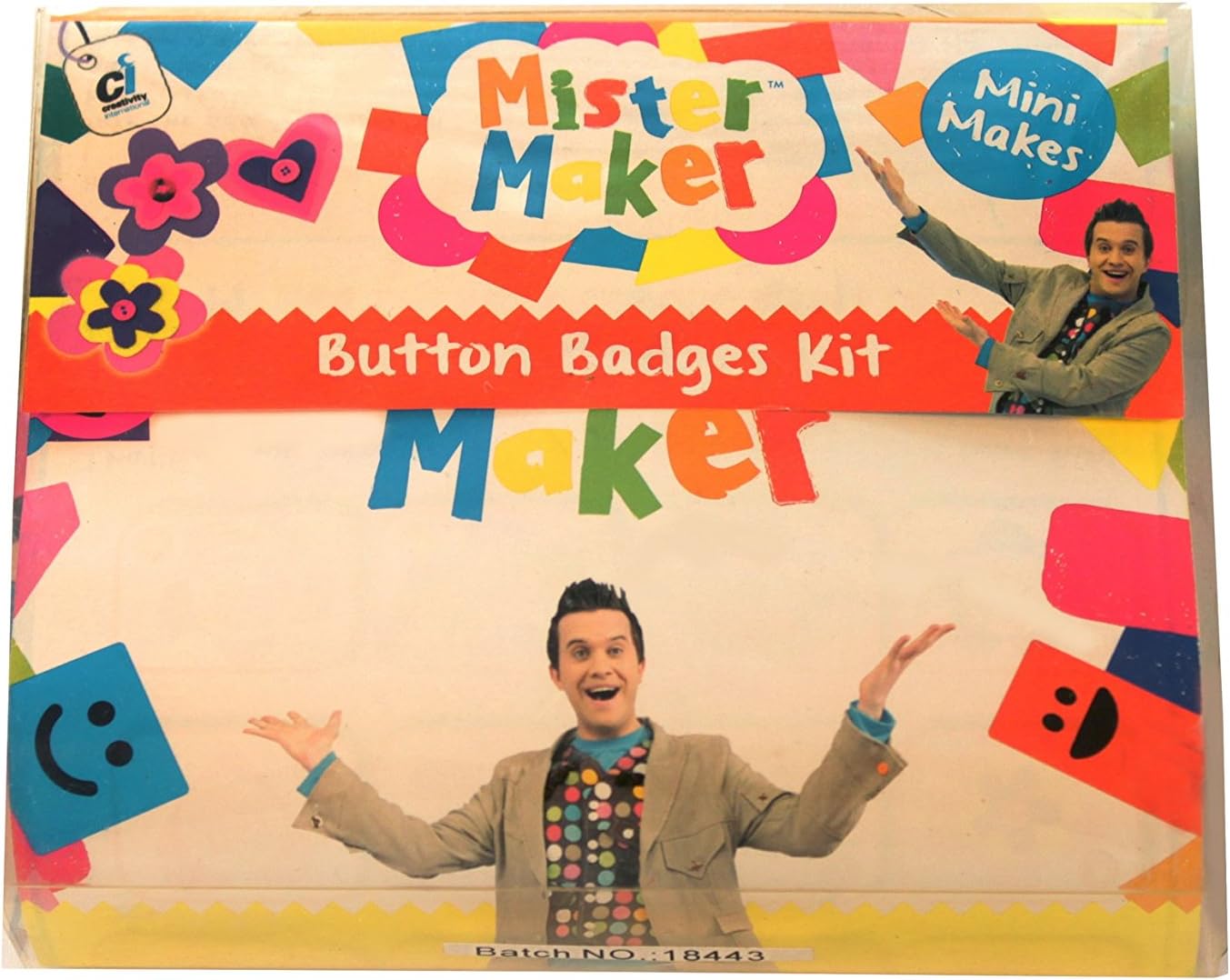 Daler Rowney Mister Maker Button Badges Craft Kit (Multi-Colour)