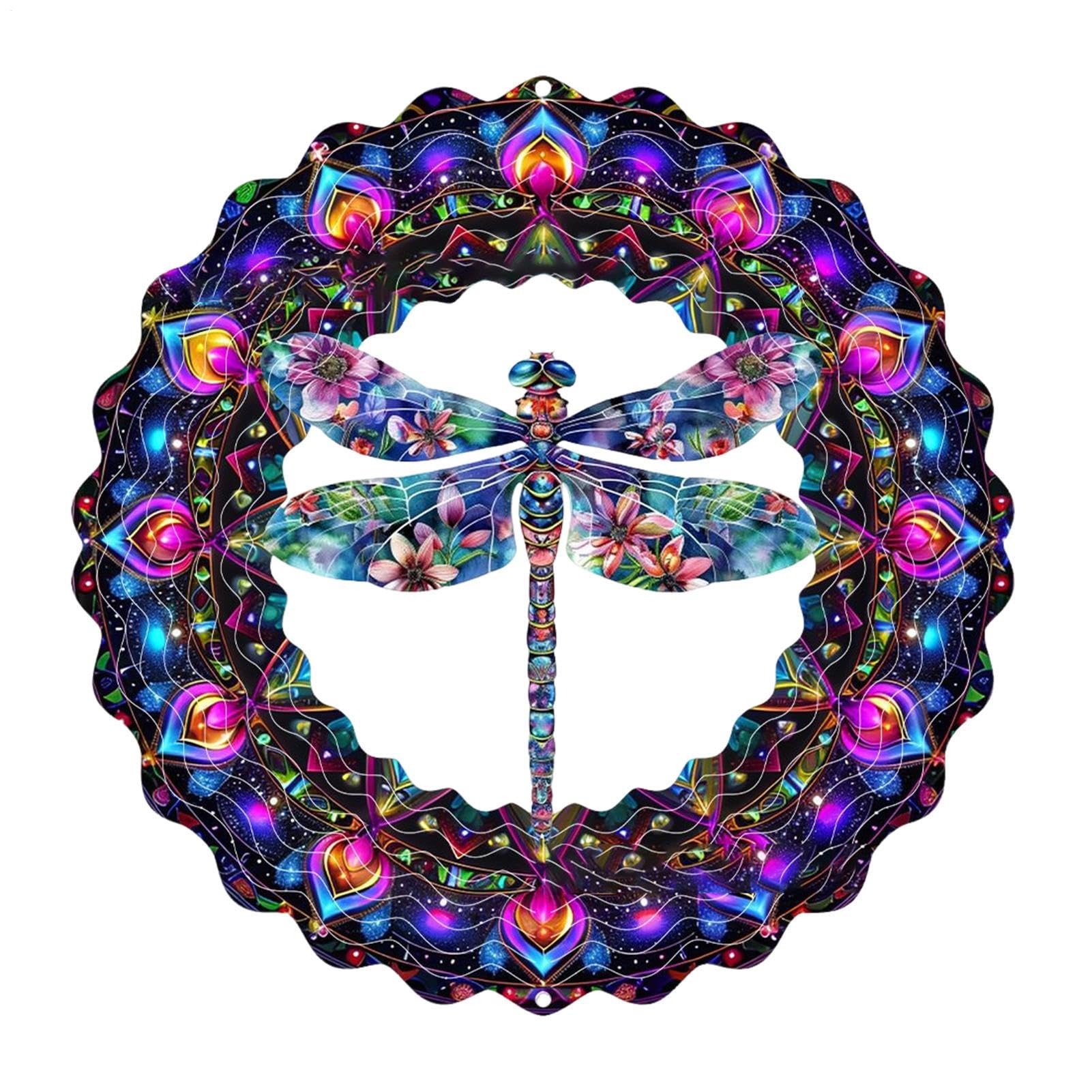 Wind Spinner,Hangable Wind Spinner for Outdoor & Indoor Decorations | Yard Ornament Sculptures Home Patio Decoration for Women Mom Grandma Wife Birthday Holiday