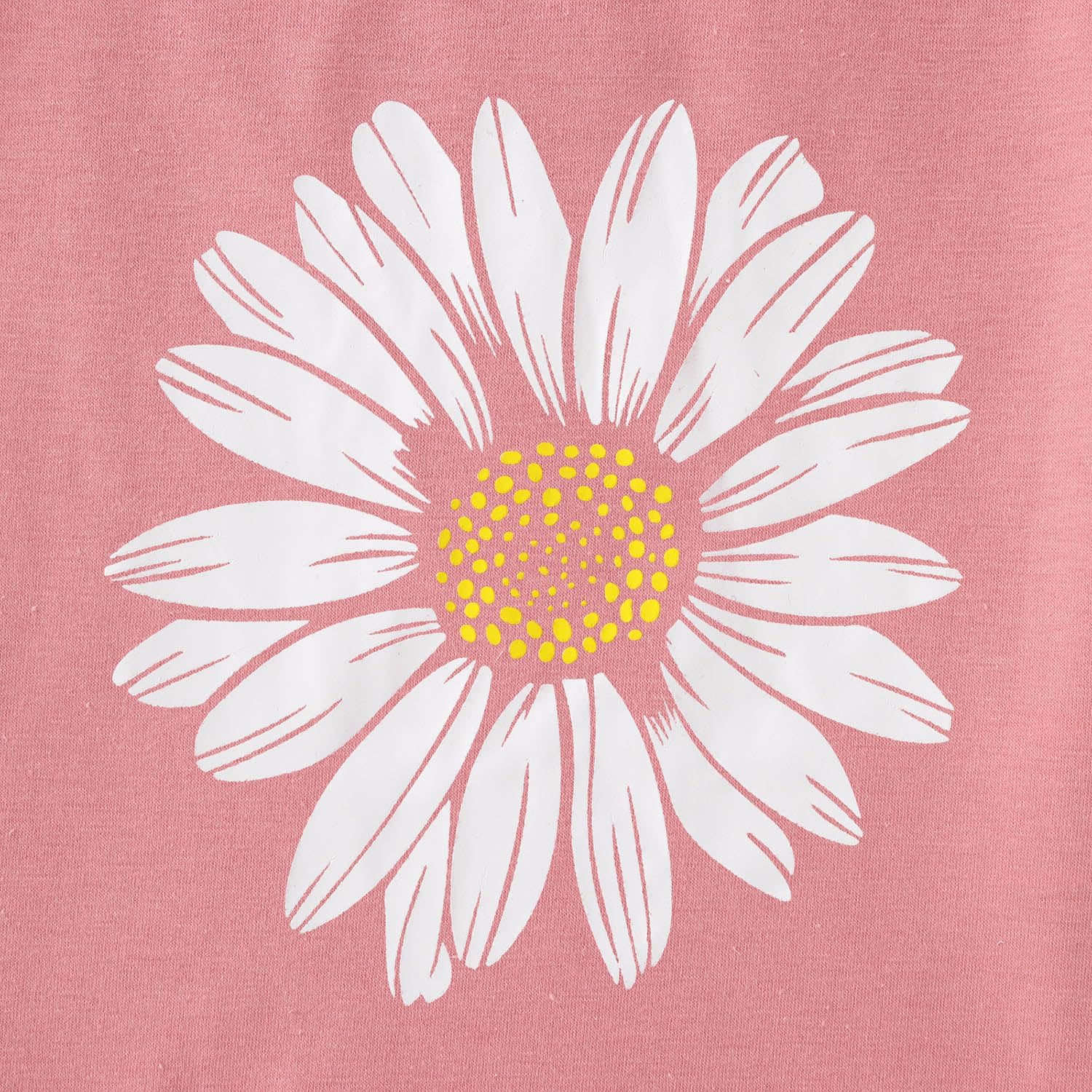 Ritatte Toddler Girl Flower Shirt Cute Daisy Flower Graphic T-Shirt Kids Boho Wildflower Short Sleeve Tees Summer Casual Tops - Image 6