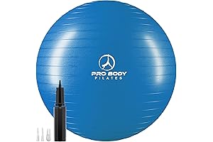 ProBody Pilates Ball Exercise Ball, Stability Ball Chair 55cm