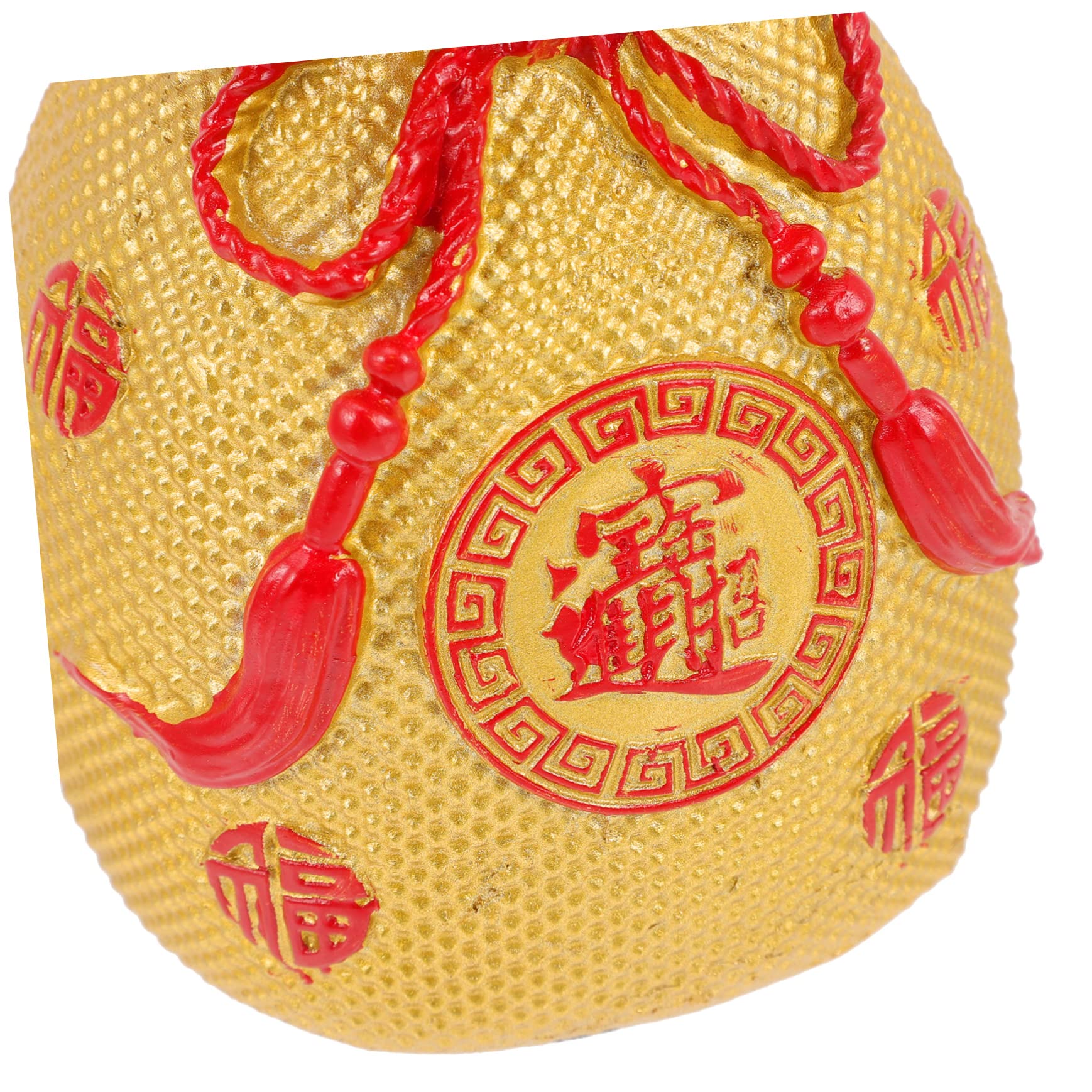 Amazon.co.jp: STAHAD 幸運 バッグ 中国 コイン ダッシュボード 装飾 小さな コンテナ コイン コンテナ 幸運 ポーチ 置物 用  富 バッグ 彫像 祝福 バッグ 装飾品 祝福 ポーチ 装飾品 樹脂 花 : ホーム＆キッチン