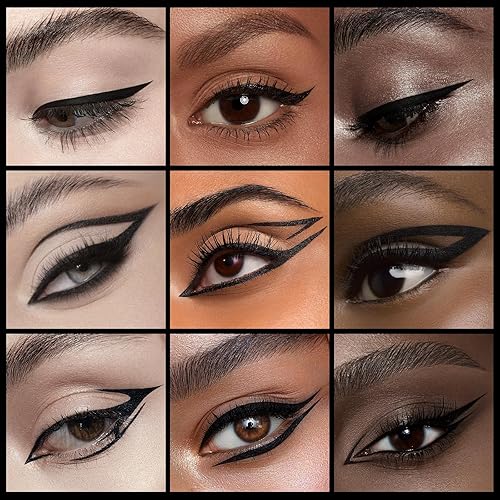 Miniatura 2 de FOCALLURE Delineador de ojos de precisión a prueba de tristeza, lápiz delineador de ojos a prueba de sudor, secado rápido, a prueba de manchas, de