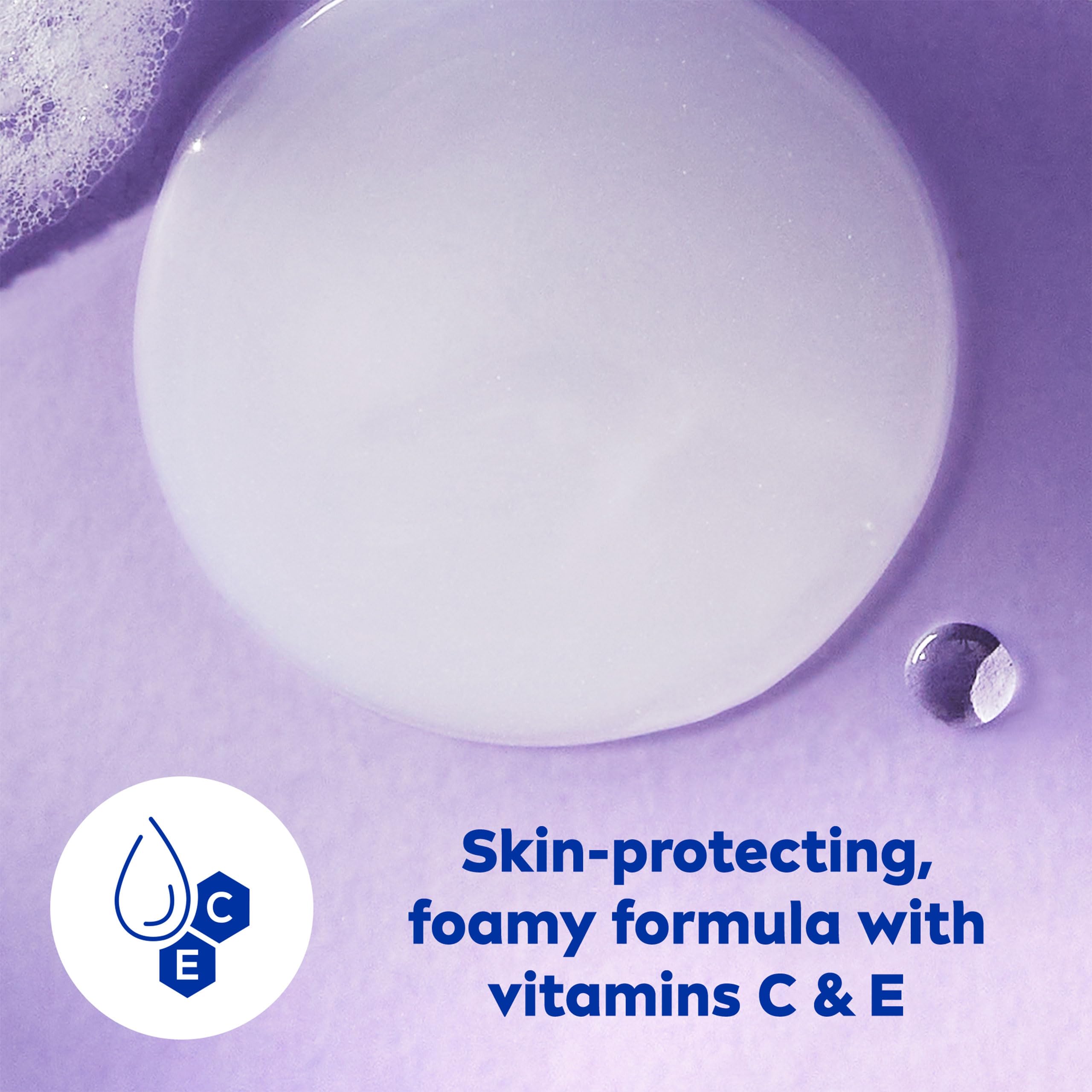 NIVEA 2in1 Cashmere Shower & Bath Gel (750ml), Caring Bath and Shower Gel, Body Wash with Vitamin C and E - Image 4