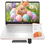 HP Stream 14" Ordinateur portable avec AI Copilote, phare pour les étudiants & Affaires, 13th Gen Intel. 4-Core, 4GB RAM, 256GB Stockage (128GB UFS + 128GB station d'accueil), 1-Year Bureau 365, Gagner 11, Vert saule