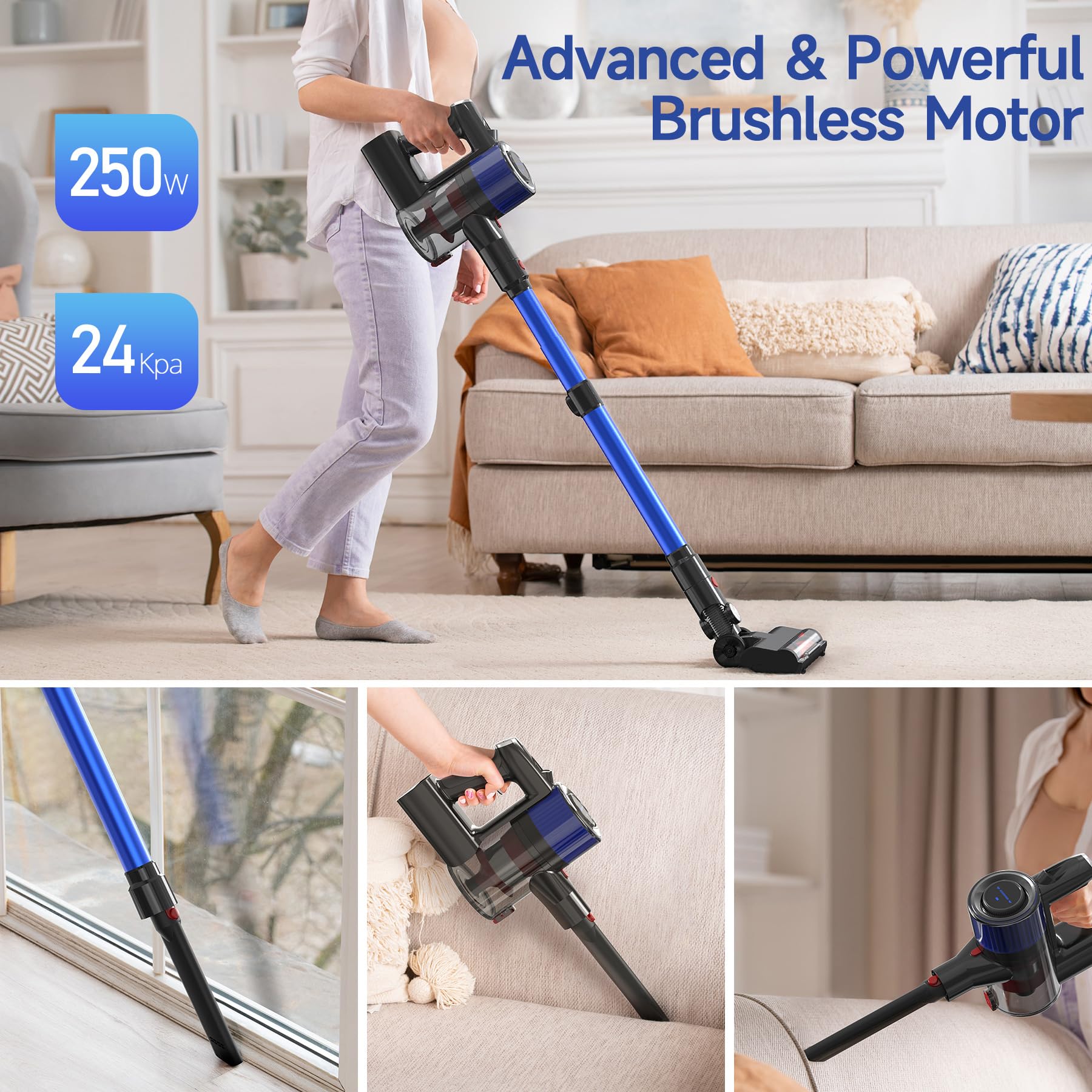 Bissell Little Hercules Canister Vacuum - Green, Compact Design, Powerful Suction 8 Product Image