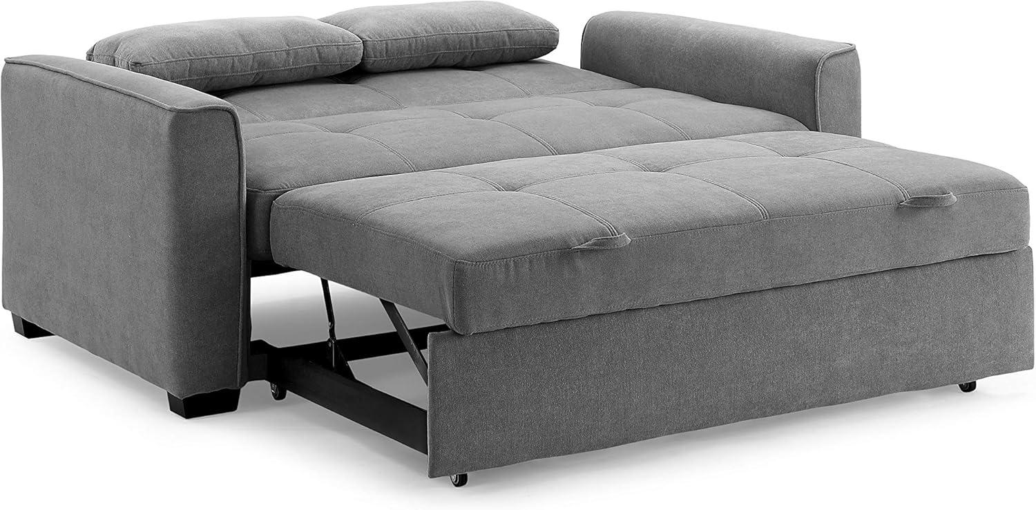 Night & Day Furniture Nantucket Full Light Grey Sofa Sleeper