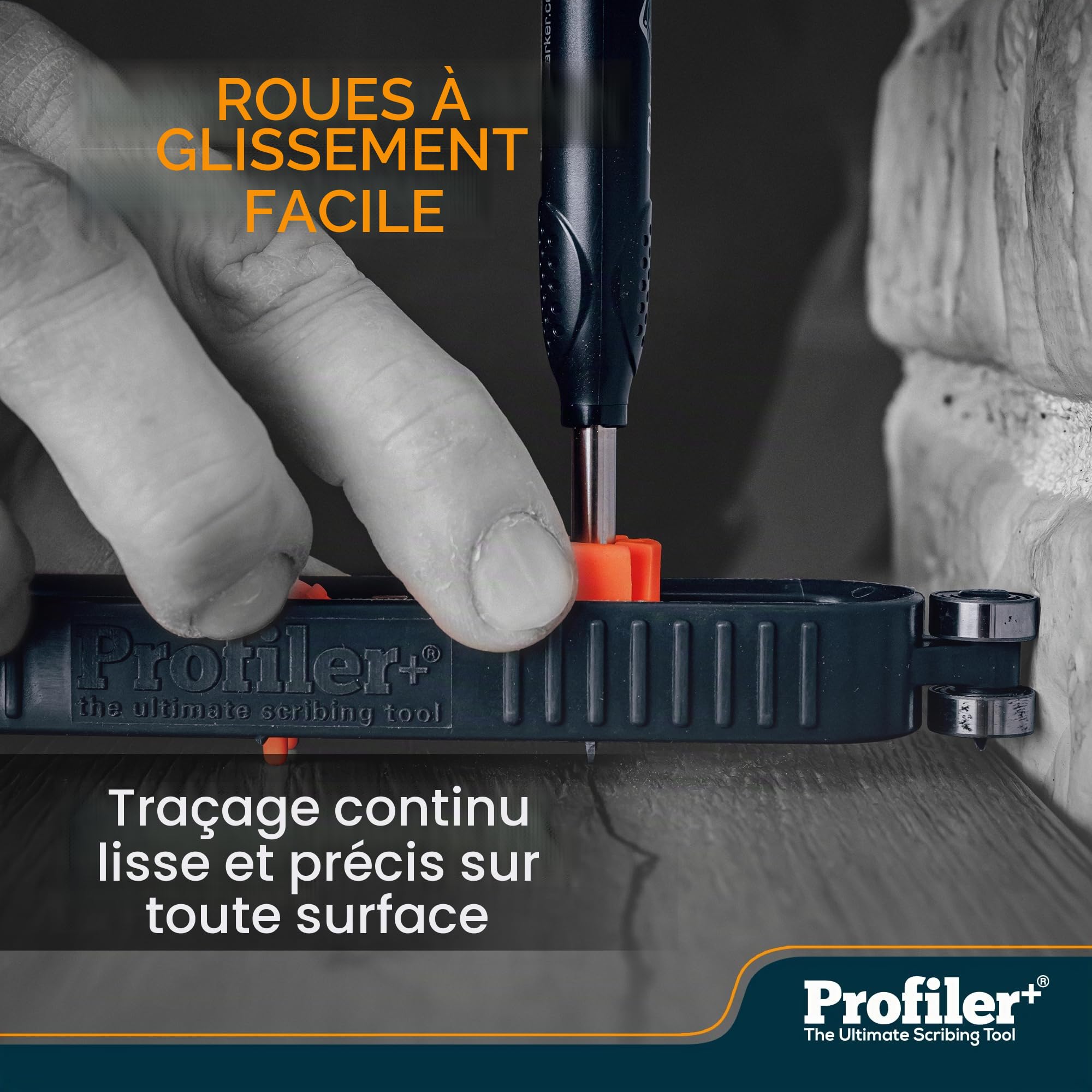 Profiler+ L'outil de traçage ultime. Transférez le contour de n'importe quelle surface sur votre matériau avec rapidité et précision à l'aide de votre marqueur préféré
