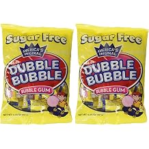 Dubble Bubble Sugar Free Gum - 3.25 oz Pack of 2