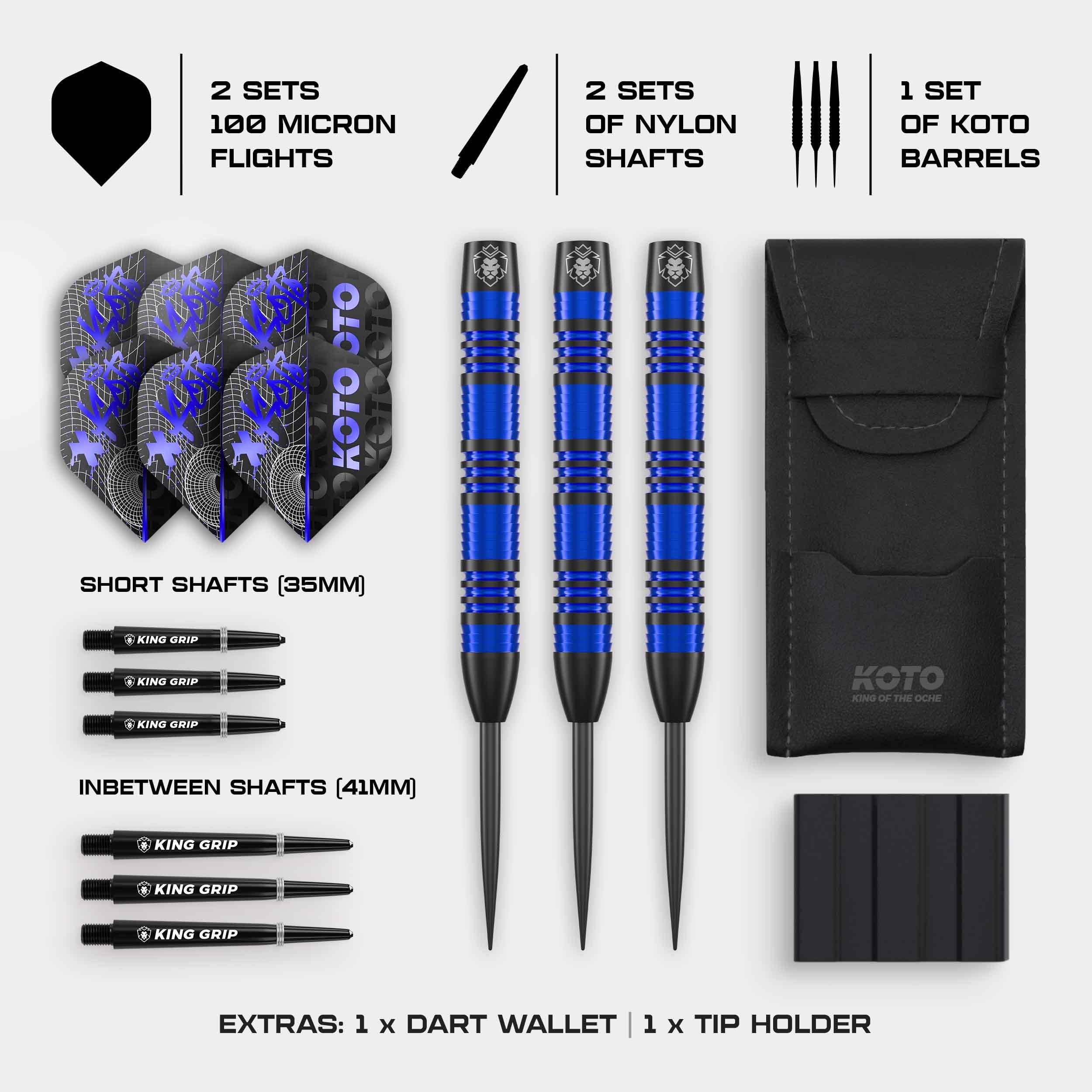 Lotki KOTO Imperial Black Blue 80% Tungsten Darts