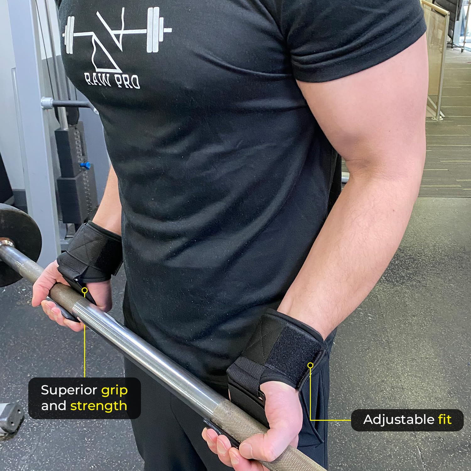 Premium Pair of Weightlifting Hooks with Neoprene, Elevate Your Lifts with Superior Grip and Strength - Image 3