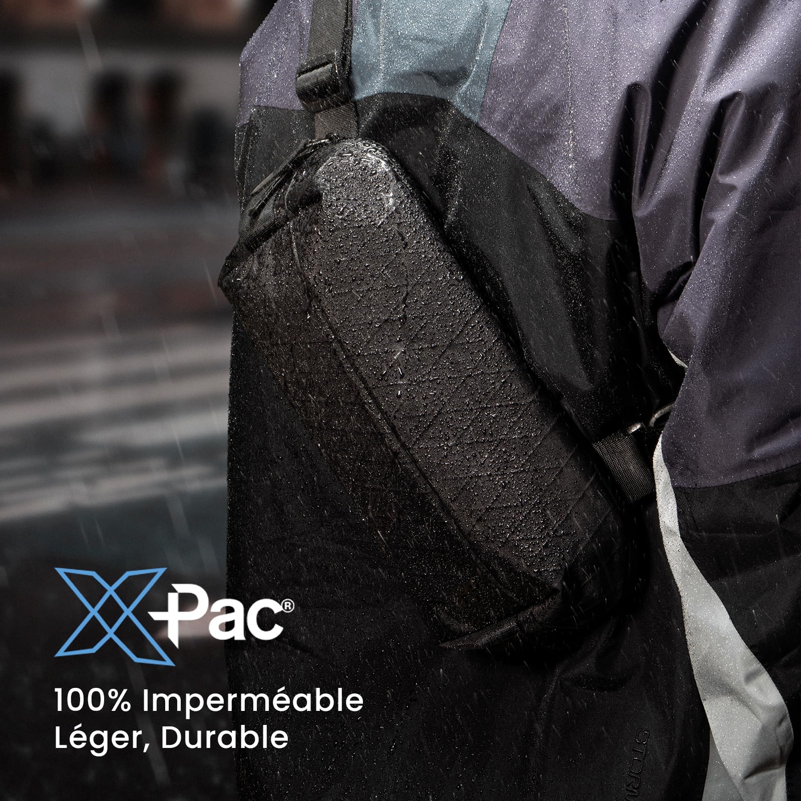 tomtoc Compact Sling Bag, Minimaliste Sac de Poitrine Sac d'Épaule pour Hommes et Femmes, Imperméable Léger Petit Sac d'Épaule Crossbody pour Loisirs, Voyage, Travail, Cadeau Noel, pour 2024 iPad mini