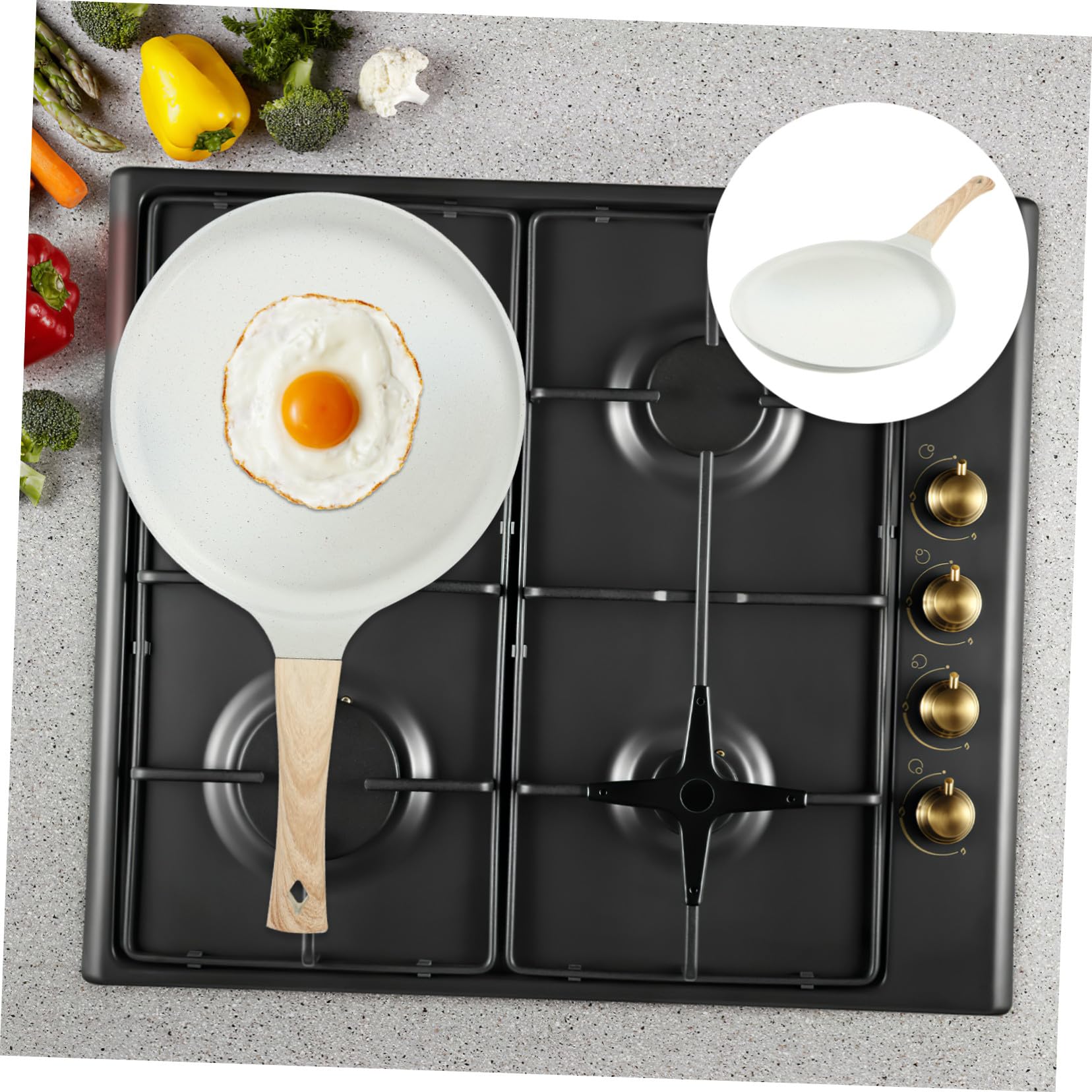 Antihaftbeschichtete Pfannkuchenpfanne 1 Stück aus Aluminiumlegierung