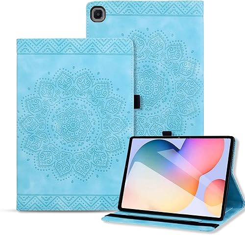 Miniatura 1 de Funda para Samsung Galaxy Tab S6 Lite 10.4 "2020 SM-P610SM-P615 Funda de cuero PU con soporte de múltiples ángulos con ranura para tarjeta para