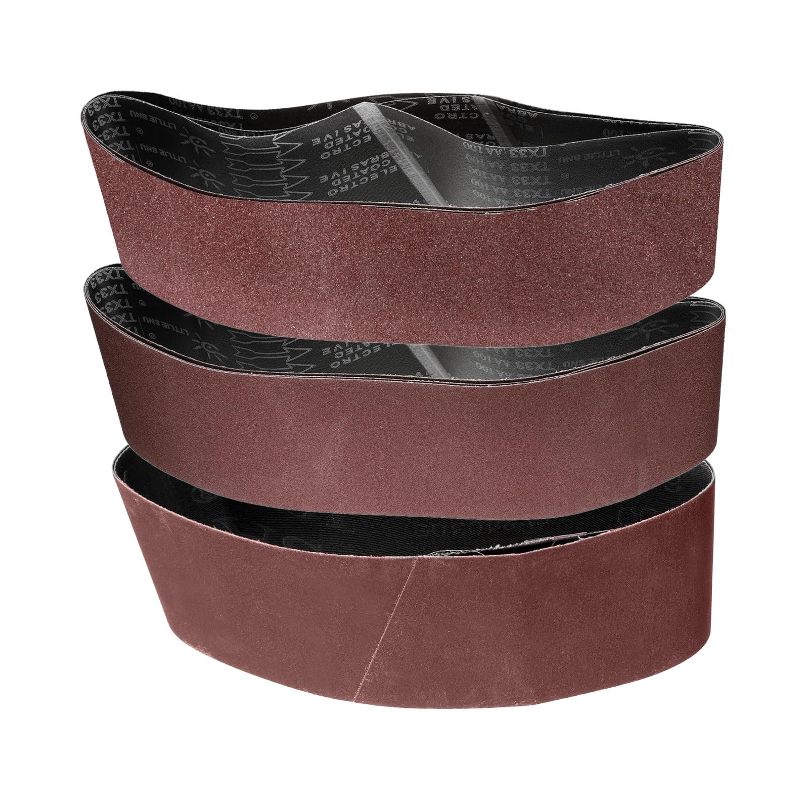 QUARKZMAN 9 Piezas De Bandas De Lijado De 6 X 48" 3 Piezas De Cada Grano 100/180/240 Óxido De Aluminio Unión Flush Papel De Lijado Para Metal Carpintería Reparación Automotriz