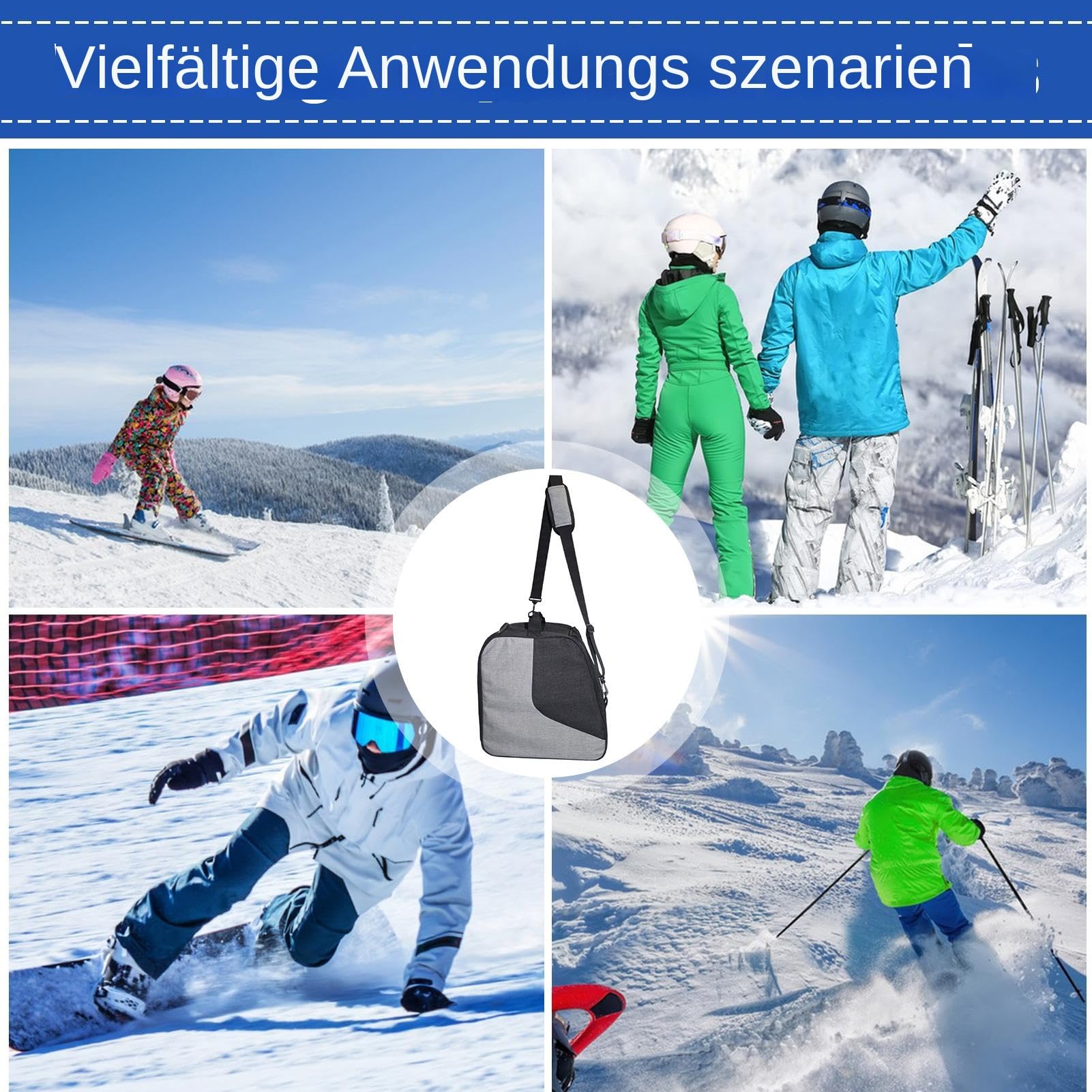 Torba na snowboard, wodoodporna, na narty, na łódź, na sucho i na